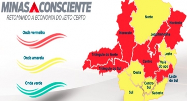Microrregião de Patos de Minas permanece na fase amarela do plano Minas Consciente Microrregião de Patos de Minas permanece na fase amarela do plano Minas Consciente