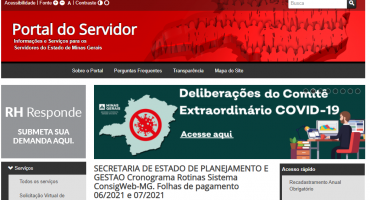 Dados cadastrais de servidores ativos, aposentados e pensionistas deverão ser atualizados no Portal do Servidor MG