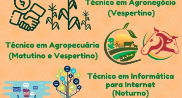 Abertas inscrições para cursos técnicos gratuitos da Escola Agrotécnica Afonso Queiroz Abertas inscrições para cursos técnicos gratuitos da Escola Agrotécnica Afonso Queiroz