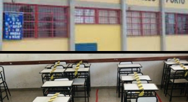 Escola de Patos de Minas suspenses aulas temporariamente após infecção por COVID-19 Escola de Patos de Minas suspenses aulas temporariamente após infecção por COVID-19
