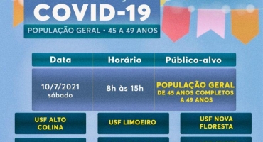 Patos de Minas fará grande mutirão de vacinação contra a COVID-19 no sábado (10) Patos de Minas fará grande mutirão de vacinação contra a COVID-19 no sábado (10)