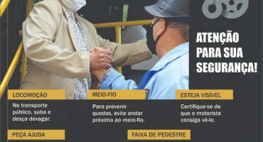 Campanha educativa da Polícia Civil aborda a segurança no trânsito para idosos Campanha educativa da Polícia Civil aborda a segurança no trânsito para idosos
