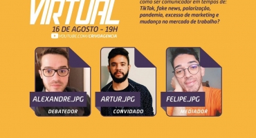 Mesa Virtual marca lançamento da Semana da Comunicação do UNIPAM Mesa Virtual marca lançamento da Semana da Comunicação do UNIPAM