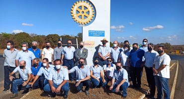 Governador Distrital do Rotary Club visita Lagoa Formosa e participa de várias reuniões na cidade