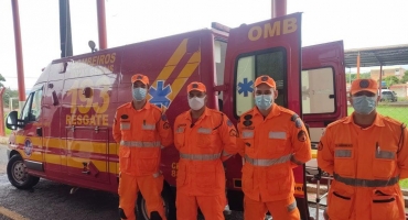 Corpo de Bombeiros de Patrocínio realiza salvamento de bebê 3 meses que se engasgou Corpo de Bombeiros de Patrocínio realiza salvamento de bebê 3 meses que se engasgou