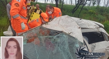 Mulher natural de Patos de Minas morre em acidente automobilístico na BR-146 Mulher natural de Patos de Minas morre em acidente automobilístico na BR-146
