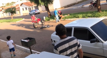 Condutor de bicicleta motorizada sofre fratura durante acidente na cidade Carmo do Paranaíba Condutor de bicicleta motorizada sofre fratura durante acidente na cidade Carmo do Paranaíba