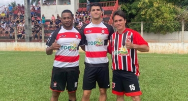 Com participação do jogador “Lucão” partida beneficente em Lagoa Formosa arrecada meia tonelada de alimentos Com participação do jogador “Lucão” partida beneficente em Lagoa Formosa arrecada meia tonelada de alimentos