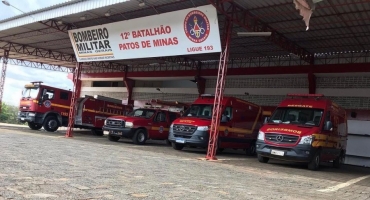 Corpo de Bombeiros de Patos de Minas realiza campanha para ajudar população atingida pelas chuvas em Minas Gerais
