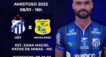 URT fará seu primeiro amistoso de 2022 URT fará seu primeiro amistoso de 2022