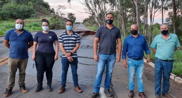 MG-354 em Presidente Olegário continua interditada e Ministério Publico notifica DER para recuperação de rodovia MG-354 em Presidente Olegário continua interditada e Ministério Publico notifica DER para recuperação de rodovia