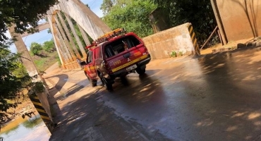 Águas do Rio Paranaíba baixam e Ponte do Arco em Patos de Minas é liberada para trânsito de veículos Águas do Rio Paranaíba baixam e Ponte do Arco em Patos de Minas é liberada para trânsito de veículos