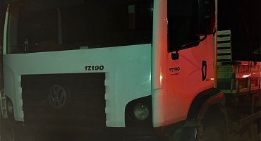 Dois homens são presos em Presidente Olegário com caminhão furtado na cidade de Patos de Minas Dois homens são presos em Presidente Olegário com caminhão furtado na cidade de Patos de Minas