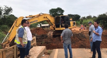 Pedestres usam passarela para atravessar Ponte dos Vieiras na BR-365; veja vídeo. Pedestres usam passarela para atravessar Ponte dos Vieiras na BR-365; veja vídeo.
