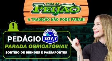 Produção da Festa do Feijão realiza pedágio em Patos de Minas e Lagoa Formosa no próximo final de semana Produção da Festa do Feijão realiza pedágio em Patos de Minas e Lagoa Formosa no próximo final de semana