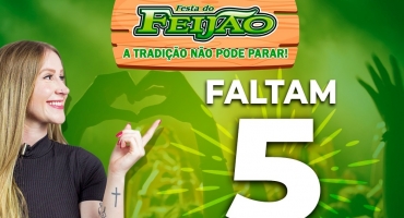 Faltam 5 dias para o início da Festa do Feijão; ingressos podem ser adquiridos em várias cidades da região