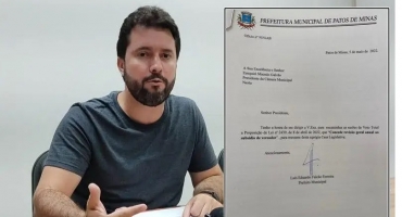 Prefeito de Patos de Minas veta reajuste no salário dos vereadores da cidade Prefeito de Patos de Minas veta reajuste no salário dos vereadores da cidade