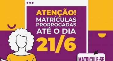 Prorrogado para 21/6 o prazo para matrículas do Trilhas de Futuro Educadores Prorrogado para 21/6 o prazo para matrículas do Trilhas de Futuro Educadores