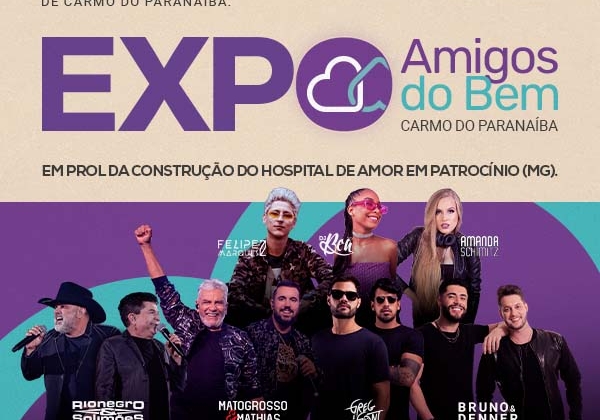 Expo Amigos do Bem será realizada em Carmo do Paranaíba