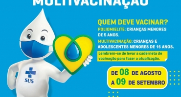 Carmo do Paranaíba: Secretaria de Saúde realiza companha de vacinação contra a poliomielite e multivacinação Carmo do Paranaíba: Secretaria de Saúde realiza companha de vacinação contra a poliomielite e multivacinação