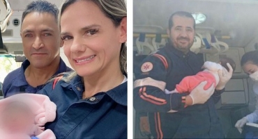 Equipe do SAMU de Patos de Minas realiza parto dentro de ambulância Equipe do SAMU de Patos de Minas realiza parto dentro de ambulância