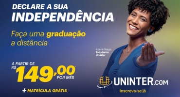 Mês da Independência Uninter Patos de Minas, declare a sua independência com bolsas até 70% de desconto nos cursos superiores Mês da Independência Uninter Patos de Minas, declare a sua independência com bolsas até 70% de desconto nos cursos superiores
