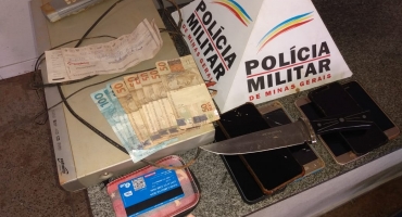 Rio Paranaíba: cinco pessoas são detidas por roubo, receptação e tráfico de drogas Rio Paranaíba: cinco pessoas são detidas por roubo, receptação e tráfico de drogas