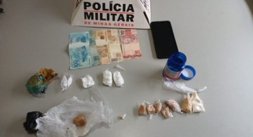 Tiros – Homem é preso por tráfico ilícito de drogas Tiros – Homem é preso por tráfico ilícito de drogas
