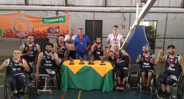 Equipe APP UNIPAM DB de Basquete em Cadeiras de Rodas é campeã mineira