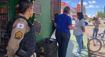 Ação conjunta realiza abordagem de imigrantes venezuelanos em Patos de Minas Ação conjunta realiza abordagem de imigrantes venezuelanos em Patos de Minas