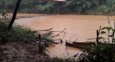 Rio Paranaíba está quase 5 metros acima do nível normal