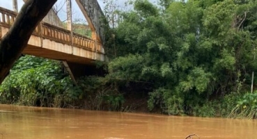 Rio Paranaíba em Patos de Minas está a 5,92 metros acima do nível normal