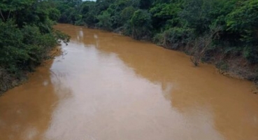 Rio Paranaíba em Patos de Minas tem nova elevação e está com 7,26 metros acima do nível normal