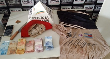 Suspeito de cometer assalto em lotérica é preso pela Polícia Militar em Patrocínio Suspeito de cometer assalto em lotérica é preso pela Polícia Militar em Patrocínio