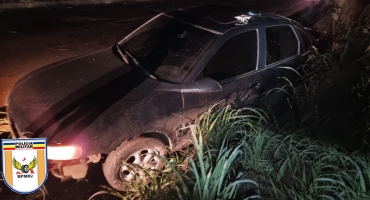 Motorista inabilitado sofre acidente após carro perder roda traseira na MGC-354 Motorista inabilitado sofre acidente após carro perder roda traseira na MGC-354