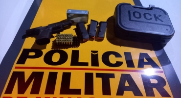 Motorista é abordado na MGC-354 no município de Presidente Olegário com pistola registrada; mas sem autorização de porte Motorista é abordado na MGC-354 no município de Presidente Olegário com pistola registrada; mas sem autorização de porte