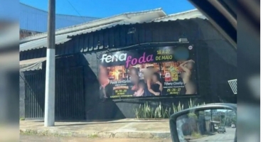 Boate é notificada por suposto banner pornográfico em Patos de Minas Boate é notificada por suposto banner pornográfico em Patos de Minas