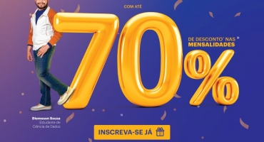 Aniversário Uninter Patos de Minas: Cursos superiores com bolsas até 70% de desconto
