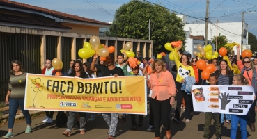 Rede de Proteção de Lagoa Formosa realiza caminhada de conscientização sobre o abuso e exploração sexual de menores