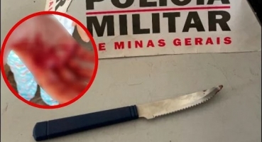 Homem agride irmã com golpe de faca e ameaça a própria mãe em Patos de Minas Homem agride irmã com golpe de faca e ameaça a própria mãe em Patos de Minas