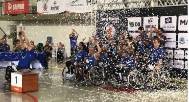 Equipe APP/UNIPAM é campeã da Copa Patos de Basquete sobre Rodas