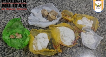 São Gotardo - Condutor sem CNH e com documentos e veículo irregulares é preso transportando drogas na MG-235 São Gotardo - Condutor sem CNH e com documentos e veículo irregulares é preso transportando drogas na MG-235