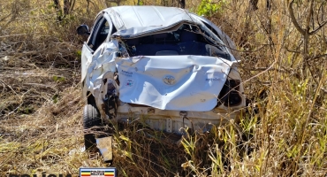 Cães dentro de rodovia causam acidente na MG-190 em Romaria Cães dentro de rodovia causam acidente na MG-190 em Romaria