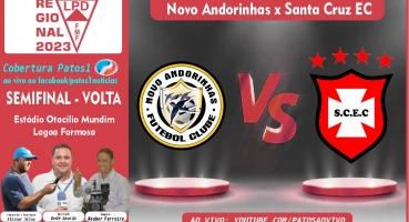 Santa Cruz tenta reverter fora de casa vantagem do Novo Andorinhas pelas semifinais do Regional; ASSISTA AO VIVO