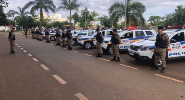 Polícia Militar realiza lançamento da Operação Força Total em Patos de Minas Polícia Militar realiza lançamento da Operação Força Total em Patos de Minas