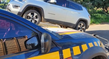 Veículo furtado é recuperado pela PRF de Patos de Minas Veículo furtado é recuperado pela PRF de Patos de Minas