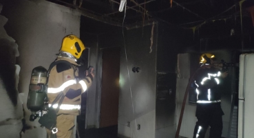 Corpo de Bombeiros atende ocorrência de incêndio em residência de Patos de Minas; causas serão investigadas Corpo de Bombeiros atende ocorrência de incêndio em residência de Patos de Minas; causas serão investigadas