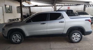 Patrocínio - Caminhonete Fiat/Toro adulterada é apreendida pela Polícia Civil Patrocínio - Caminhonete Fiat/Toro adulterada é apreendida pela Polícia Civil