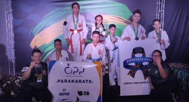 Equipe de Parakarate do UNIPAM conquista duas medalhas de ouro e três de bronze, em Campeonato Brasileiro Equipe de Parakarate do UNIPAM conquista duas medalhas de ouro e três de bronze, em Campeonato Brasileiro