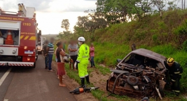 Motorista de automóvel morre em grave acidente na BR-365 no município de Patrocínio Motorista de automóvel morre em grave acidente na BR-365 no município de Patrocínio